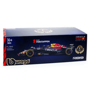 Bburago 28030V 1/24 2023 F1 Red Bull Racing RB-19 #1 Verstappen Champion in Showcase