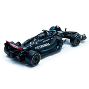 Bburago 38081R 1/43 2023 F1 Mercedes W 14 #63 Russell with Helmet