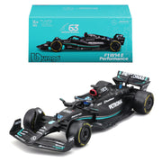 Bburago 38081R 1/43 2023 F1 Mercedes W 14 #63 Russell with Helmet