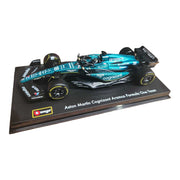 Bburago 38091S 1/43 2023 F1 Aston Martin AMR23 #18 Stroll with Helmet