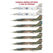 Caracal Models 72064 Lockheed F-104C in Vietnam Decal