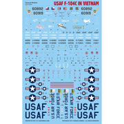 Caracal Models 72064 Lockheed F-104C in Vietnam Decal