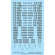 Caracal Models 72142 Lockheed F-104C USAF F-104 Starfighter Colorful marking options for natural metal early USAF F-104