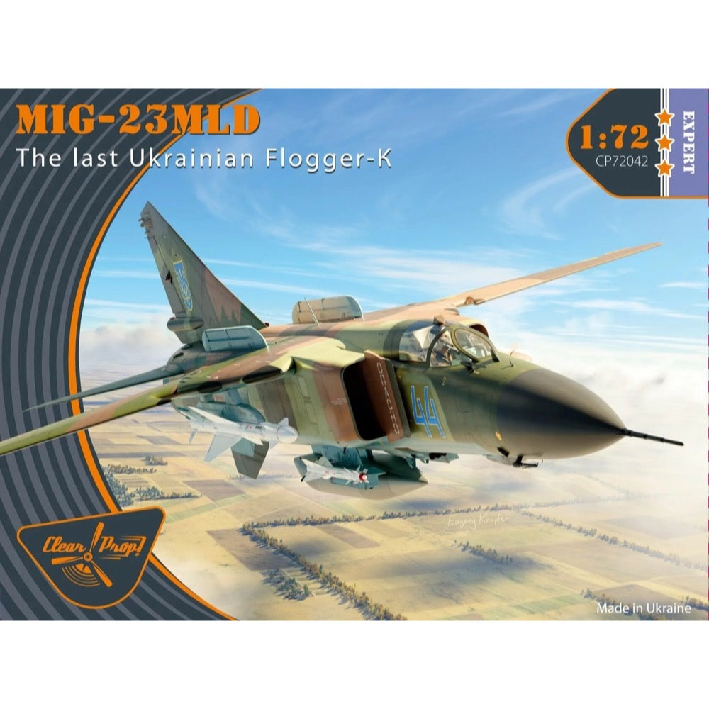 Clear Prop Models 72042 1/72 MiG-23MLD The last Ukrainian Flogger ...