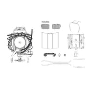 DDA 1/24 1972 Holden LC/LJ Torana V8 Engine Plastic Kit Accessory Pack (4pce)