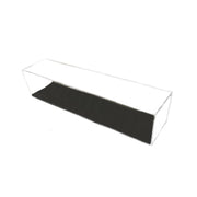 Diecast Distributors HYAC-90A Acrylic Display Case (5mm Thick Clear 4 sides, 8mm Thick Black Base, Round Edges)
