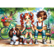 Delfy Vintage Summer Afternoon 1000pc Jigsaw Puzzle