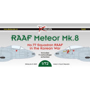 DK Decals 72109 1/72 RAAF Meteor Mk.8