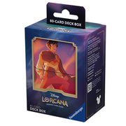 Disney Lorcana TCG Shimmering Skies Deck Box Aladdin