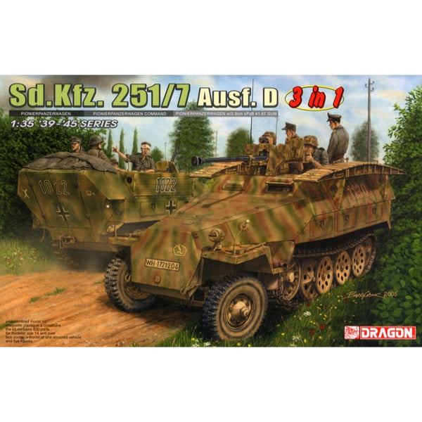 Dragon 6223 1/35 Sd.Kfz.251/7 Ausf.D Pionierpanzerwagen – Metro Hobbies