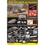 Dragon 6664 1/35 Sd.Kfz.251/1 Ausf.D mit 7.5cm PaK 40 (2 in 1)