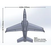 E-Flite 07750 Viper 64mm EDF Jet BNF Basic