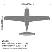 E-Flite EFLU15950 UMX Cirrus SR22T BNF Basic