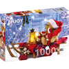 Enjoy 1269 Teddy Bears with Santa Hats 1000pc Jigsaw Puzzle