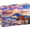 Enjoy Fuji Mountain in Spring Japan 1000pc Jigsaw Puzzle