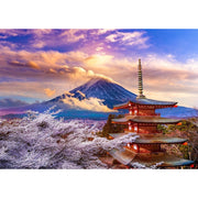 Enjoy 1368 Fuji Mountain in Spring Japan 1000pc Jigsaw Puzzle