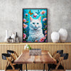 Enjoy 2140 White Cat 1000pc Jigsaw Puzzle