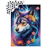 Enjoy 2164 Magical Wolf Portrait 1000pc Jigsaw Puzzle