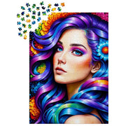 Enjoy 2172 Rainbow Flower Portrait 1000pc Jigsaw Puzzle