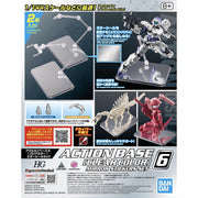 Bandai 5067156 Action Base 6 Clear Color with Mirror Sticker Set