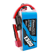 Gens Ace G-Tech 7.4V 2S 1300mAh 45C Soft Pack Lipo Battery (Deans)