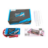 Gens Ace G-Tech 7.4V 2S 1300mAh 45C Soft Pack Lipo Battery (Deans)