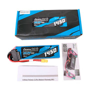 Gens Ace G-Tech 22.2V 6S 1450mAh 45C Soft Pack Lipo Battery (XT60)