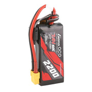 Gens Ace G-Tech 7.4V 2S 2200mAh 60C Soft Pack Lipo Battery (XT60)