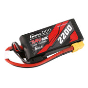 Gens Ace G-Tech 7.4V 2S 2200mAh 60C Soft Pack Lipo Battery (XT60)