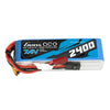 Gens Ace 7.4V 2S 2400mAh RX Soft Case LiPo Battery (JST)