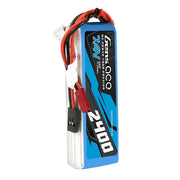 Gens Ace 7.4V 2S 2400mAh RX Soft Case LiPo Battery (JST)