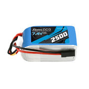 Gens Ace 7.4V 2S 2500mAh RX Soft Case LiPo Battery (JR)