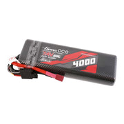 Gens Ace G-Tech 7.4V 2S 4000mAh 60C Oval Hardcase Lipo Battery (Deans)