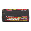 Gens Ace 2S 7.6V Redline 2.0 4200mAh 140C Hardcase Lipo Battery (5.0mm Bullet)