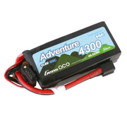 Gens Ace G-Tech 11.4V 3S Adventure 4300mAh 60C Soft Pack Lipo Battery (1TO3)