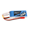 Gens Ace 7.4V 2S 450mAh 45C Soft Case LiPo Battery (JST)