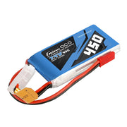 Gens Ace 7.4V 2S 450mAh 45C Soft Case LiPo Battery (JST)