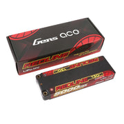 Gens Ace 7.4V 2S Redline 5000mAh 130C Hardcase Lipo Battery (5.0mm Bullet)