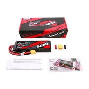 Gens Ace G-Tech 7.4V 2S 5000mAh 60C Soft Pack Lipo Battery (XT60)