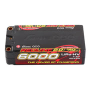 Gens Ace 7.6V 2S Redline 2.0 6000mAh 140C Hardcase Lipo Battery (5.0mm Bullet)