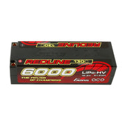 Gens Ace 15.2V 3S Redline 6000mAh 130C Hardcase HV LiPo Battery (5.0mm Bullet)