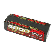 Gens Ace 15.2V 3S Redline 6000mAh 130C Hardcase HV LiPo Battery (5.0mm Bullet)