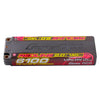 Gens Ace 7.4V 2S Redline 2.0 6100mAh 140C Hardcase Lipo Battery (5.0mm Bullet)