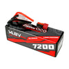 Gens Ace 14.8V 3S 7200mAh 60C Hardcase/Hardwired LiPo Battery (Deans)