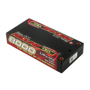 Gens Ace 3.8V 1S Redline 8000mAh 130C Hardcase/4mm bullet HV LiPo Battery (4.0mm Bullet)