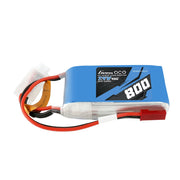 Gens Ace 7.4V 2S 800mAh 45C Soft Case LiPo Battery (JST)