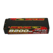 Gens Ace 7.6V 2S Redline 8200mAh 130C Hardcase/5mm bullet HV LiPo Battery (5.0mm Bullet)