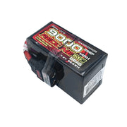 Gens Ace 7.4V 2S 9000mAH 200C Softcase/Hardwired Lipo battery (QS8)