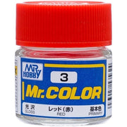 Mr Hobby (Gunze) C003 Mr Color Gloss Red Lacquer Paint 10ml