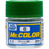 Mr Hobby (Gunze) C006 Mr Color Gloss Green Lacquer Paint 10ml